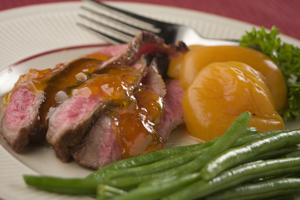 Apricot Glazed Steak