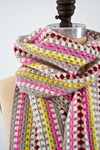 granny stripe scarf