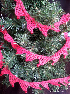 O'christmas tree knitted garland O'Christmas Tree Knitted Garland | AllFreeKnitting.com