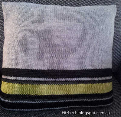Decorative Striped Throw Pillow