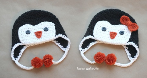 Crochet Penguin Hat