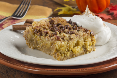 Autumn Pumpkin Dump Cake