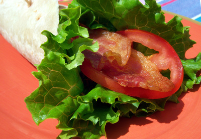 Back to School Wraps: BLT Wrap