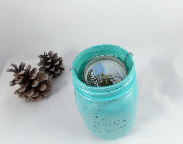 DIY Mason Jar Tea Light Holder