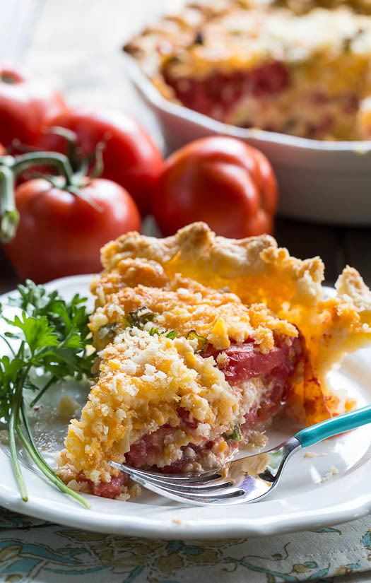 Classic Southern Tomato Pie | FaveSouthernRecipes.com