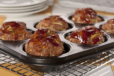Two-Step Meat Loaf Muffins