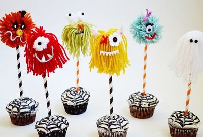 Monster Cupcake Toppers
