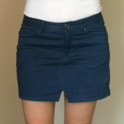 Pants-to-Skirt Refashion