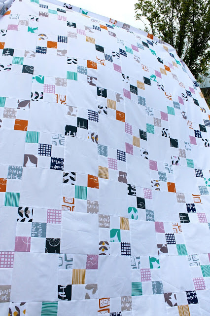 A Lotta Nines Irish Chain Quilt