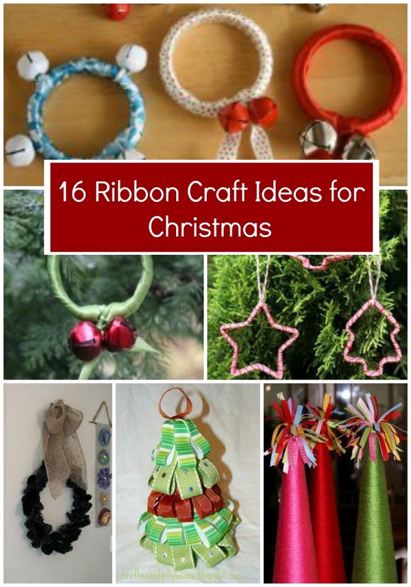 16 Ribbon Craft Ideas for Christmas