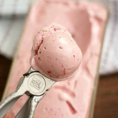 Dairy-Free Homemade Strawberry Ice Cream