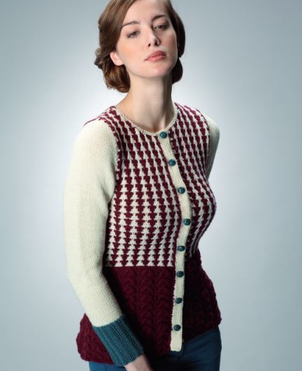 Rosie the Riveter Knit Cardigan