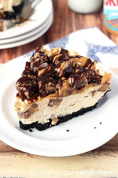 No-Bake Chocolate Peanut Butter Cheesecake