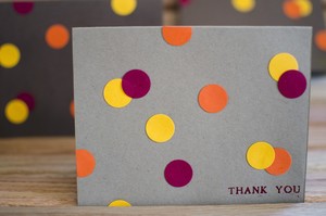 Polka Dot DIY Greeting Card
