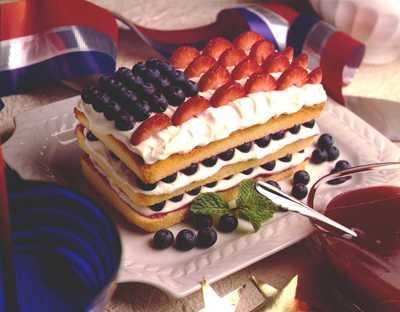 Flag Cake