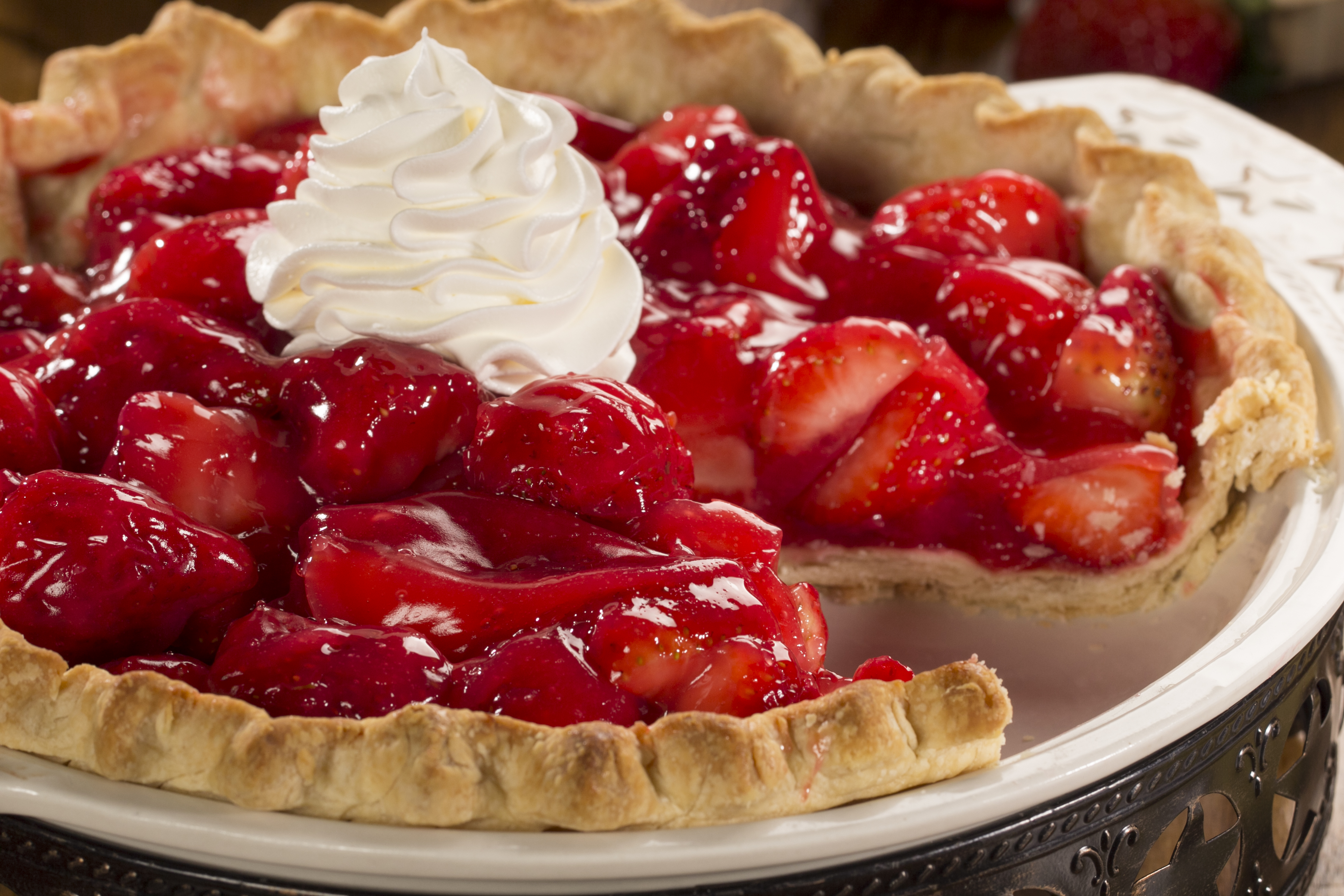 Easy Strawberry Pie Mrfood Com