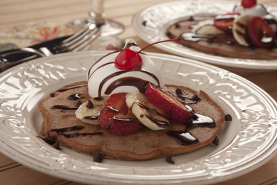 Banana Split Pancakes