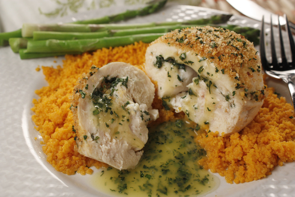 Chicken Kiev Rollups MrFood.com Chicken Kiev Rollups MrFood.com