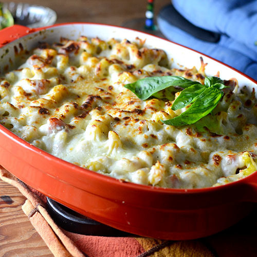 Pesto Pasta Bake