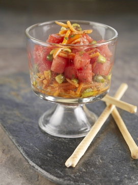 Carrot Pistachio and Watermelon Salad