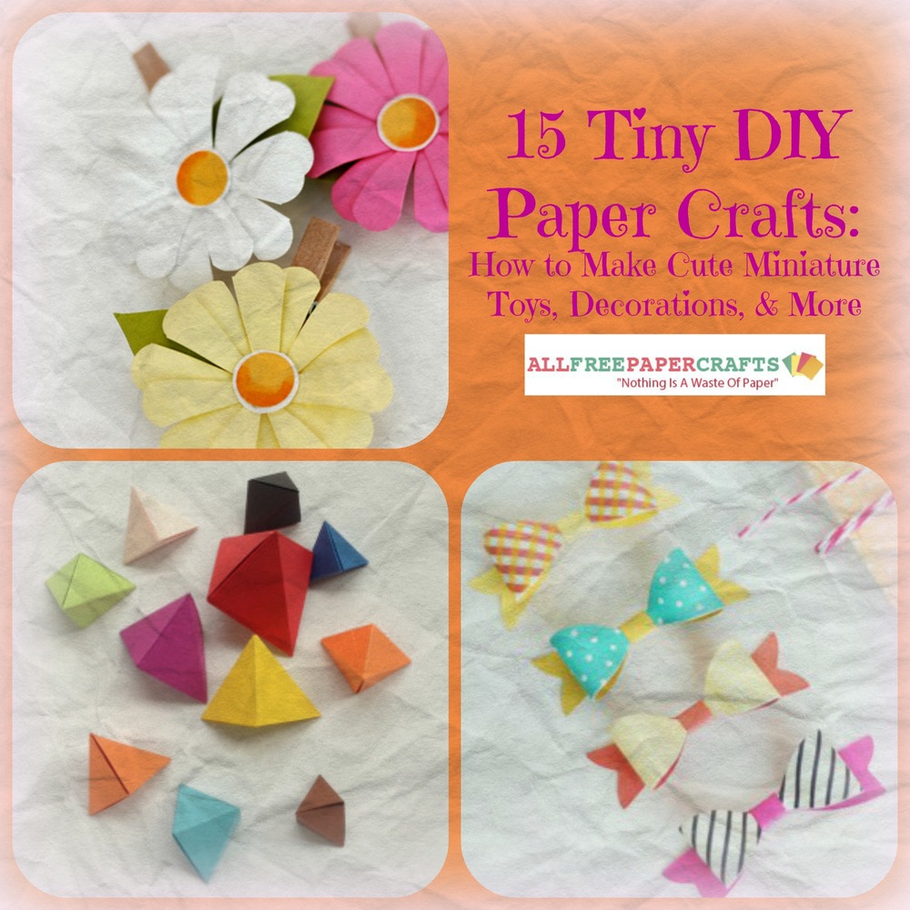 easy diy paper crafts