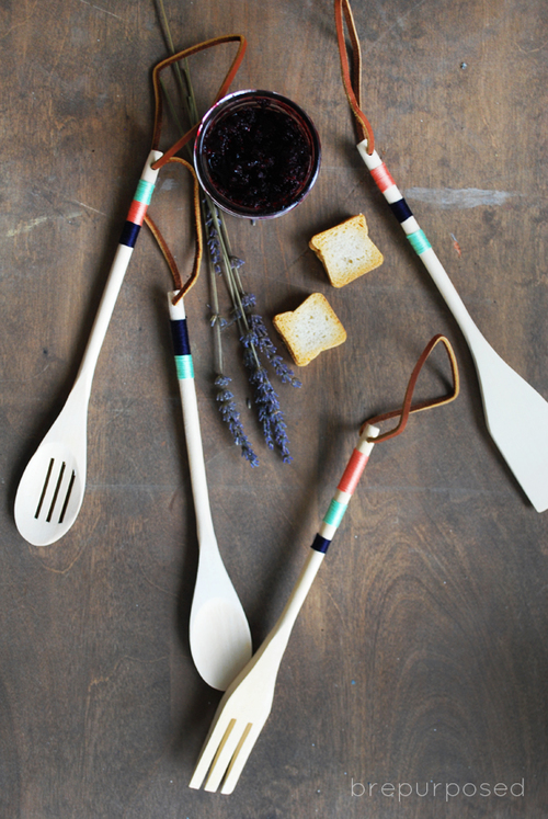 Colorful DIY Kitchen Utensils