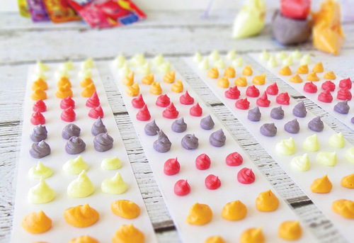 DIY Rainbow Candy Dots