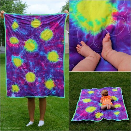 Tie Dye Baby Playmat