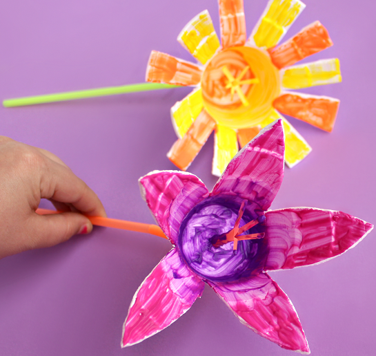 Styrofoam Cup Blooms AllFreeKidsCrafts