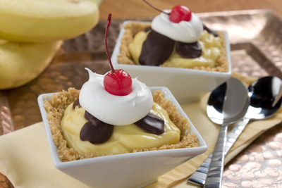 Banana Sundae Tarts