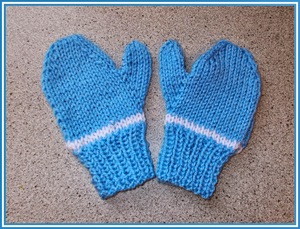 Cooraby 3 Pairs Toddler Stretch Mittens Winter Warm Knitted Magic Mittens Gloves 