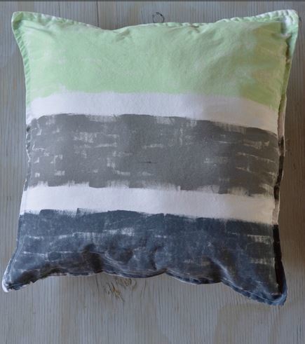 Hand Painted Throw Pillow