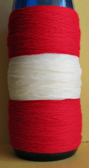 Stars and Stripes Wine Bottle Centerpiece