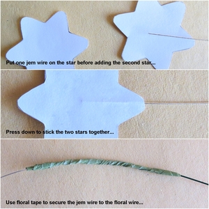 Stars and Stripes Wine Bottle Centerpiece