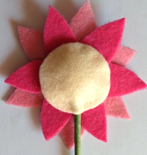 Adorable Felt Flower Fairy