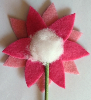 Adorable Felt Flower Fairy