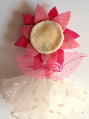 Adorable Felt Flower Fairy