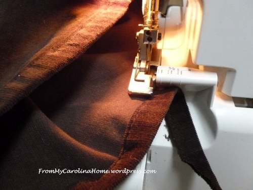 Hemming Pants with Your Serger