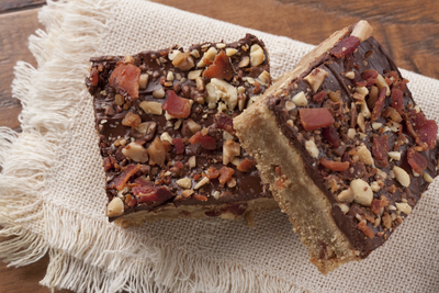 Peanut Butter-Bacon Bars