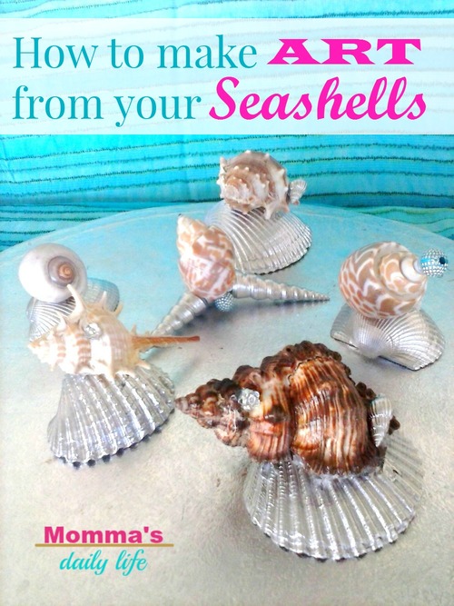 DIY Seashell art