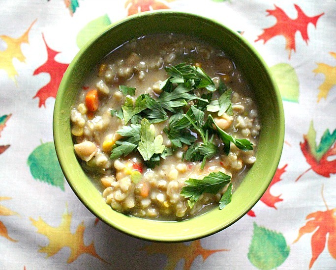 Hearty Vegetable Barley Soup | FaveHealthyRecipes.com