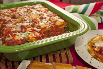 Layered Ravioli Bake