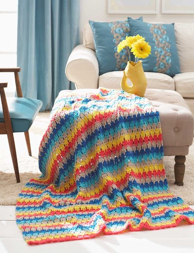 Tropighana Crochet Blanket Pattern