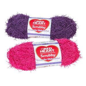 Red Heart Scrubby Yarn