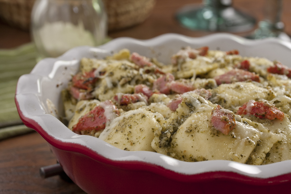 Ravioli and Capicolla Pie