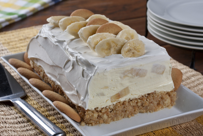 Banana Pudding Freezer Cake