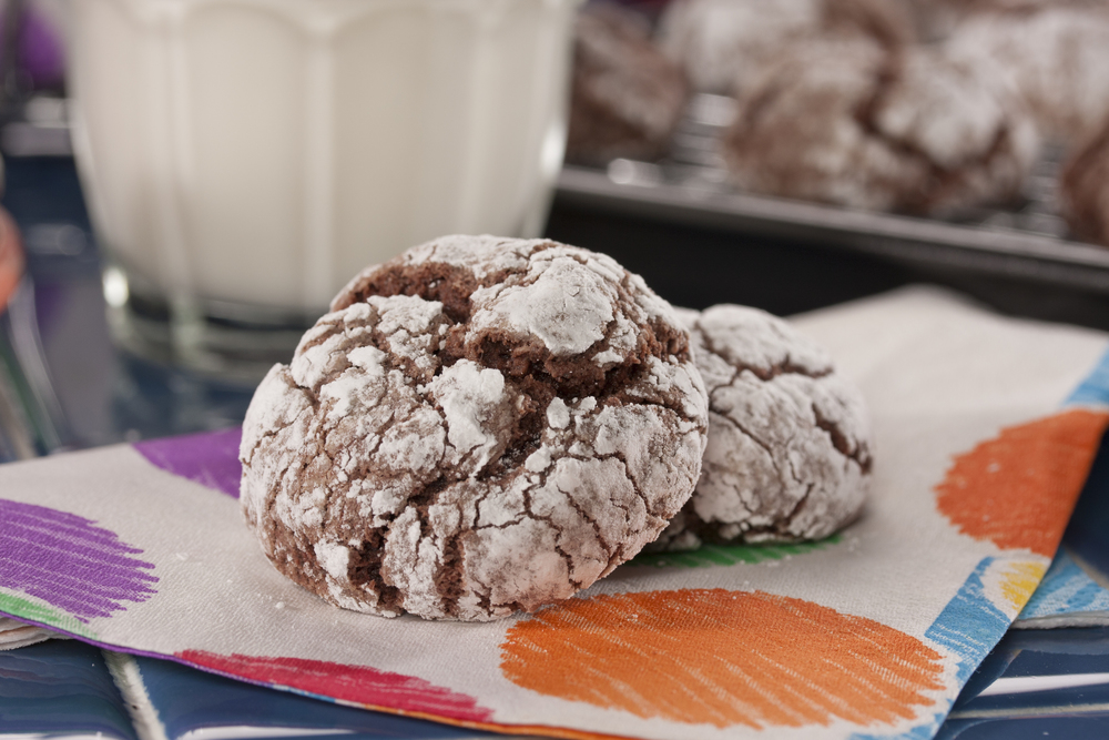 Chocolate Cake Mix Cookies - Amanda's Cookin' - Cookies, Brownies, & Bars