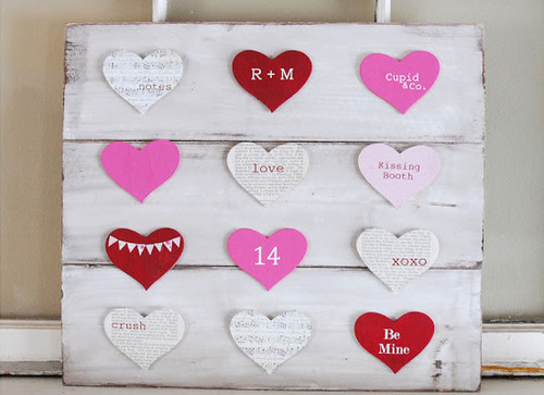 DIY Hearts Wooden Pallet Project