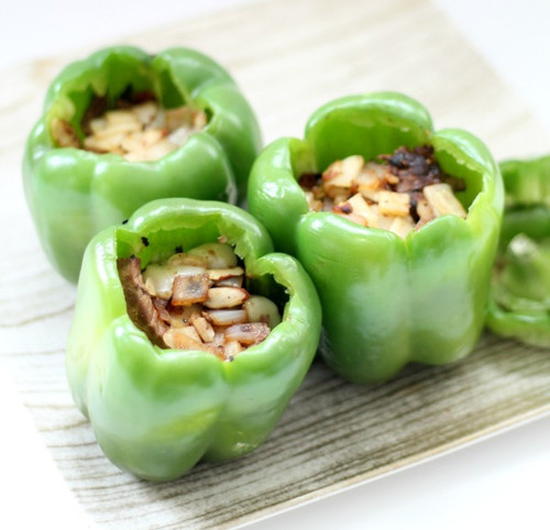 Steak and Cheese Stuffed Green Pepper Recipe