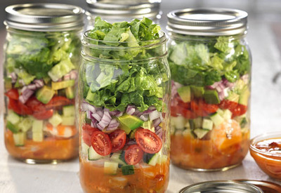 Tropical Salad in a Jar